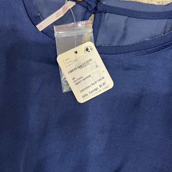 NWT Free People Remi Satin Crop Top size large - Picture 4 of 6